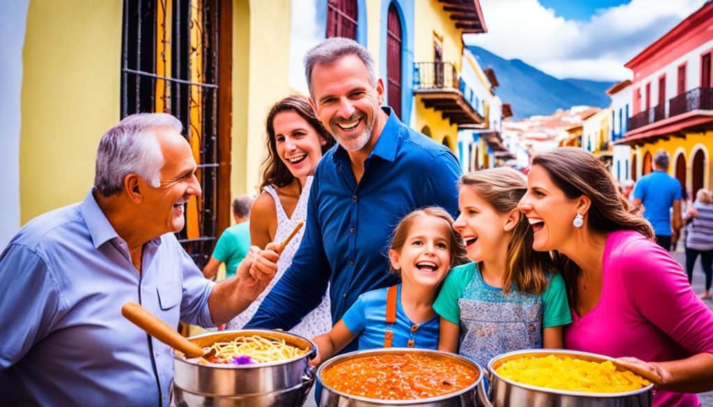 Family enjoying a day in El Quelite