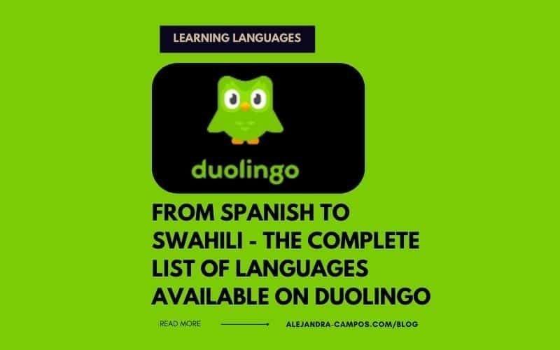 Duolingo which languages